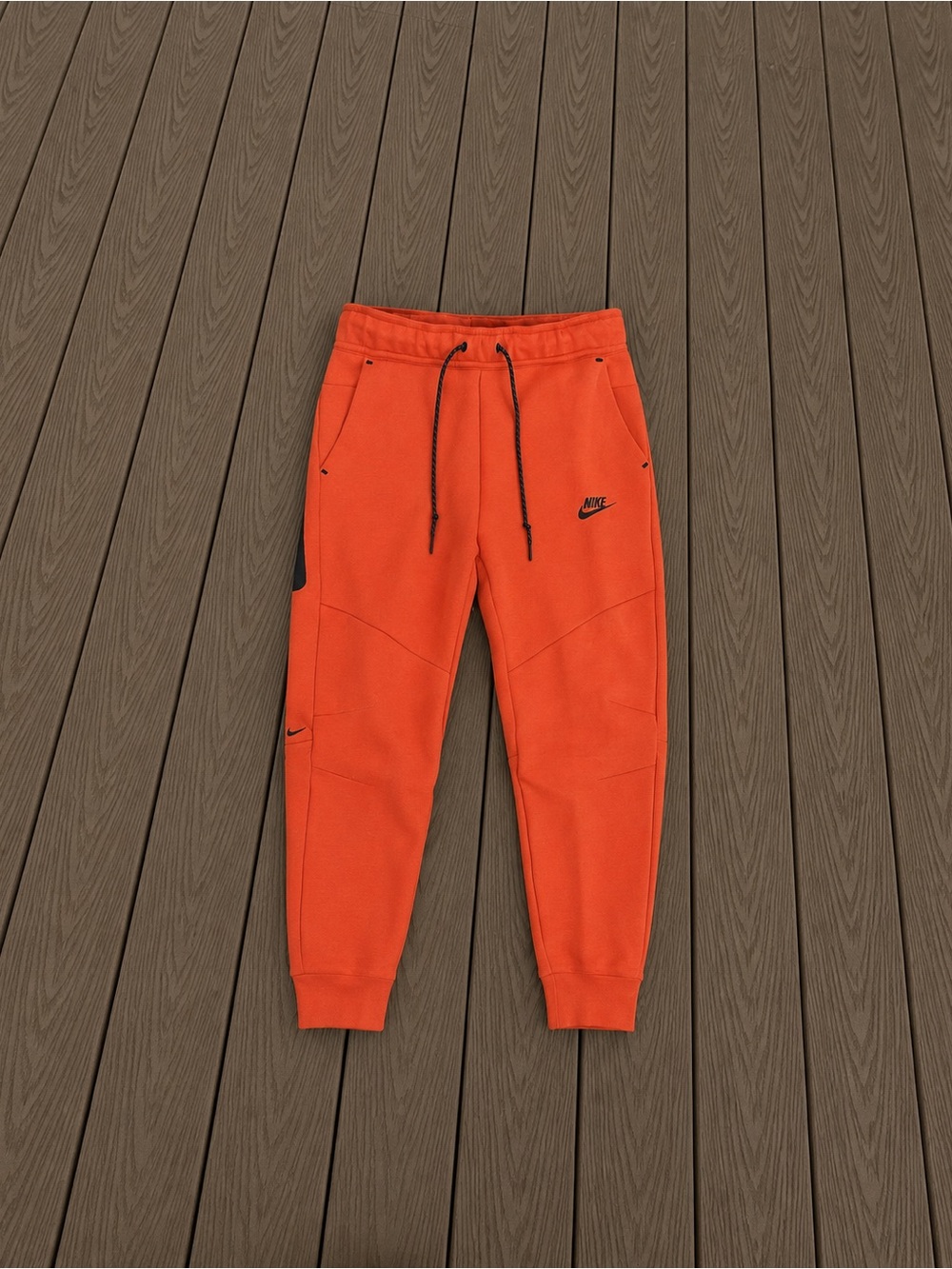 Nike Orange/Black Fleece Jogger Pants